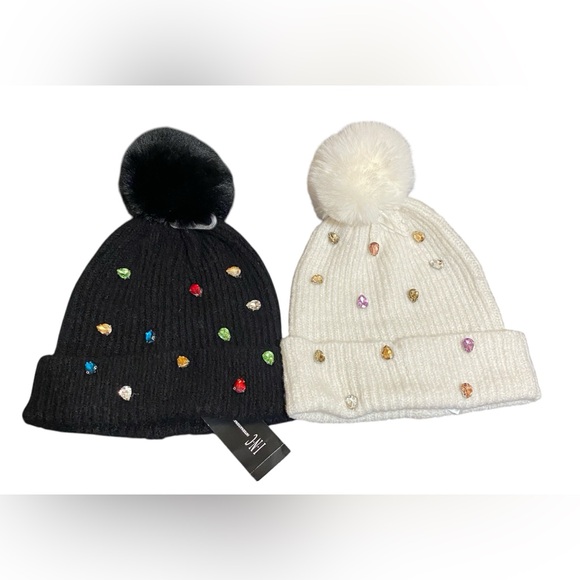 INC International Concepts Accessories - NWT International Concepts Jewel Embellished Women's Beanie